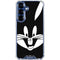 Looney Tunes Bugs Bunny Plain Black and White Galaxy S25 Clear Case